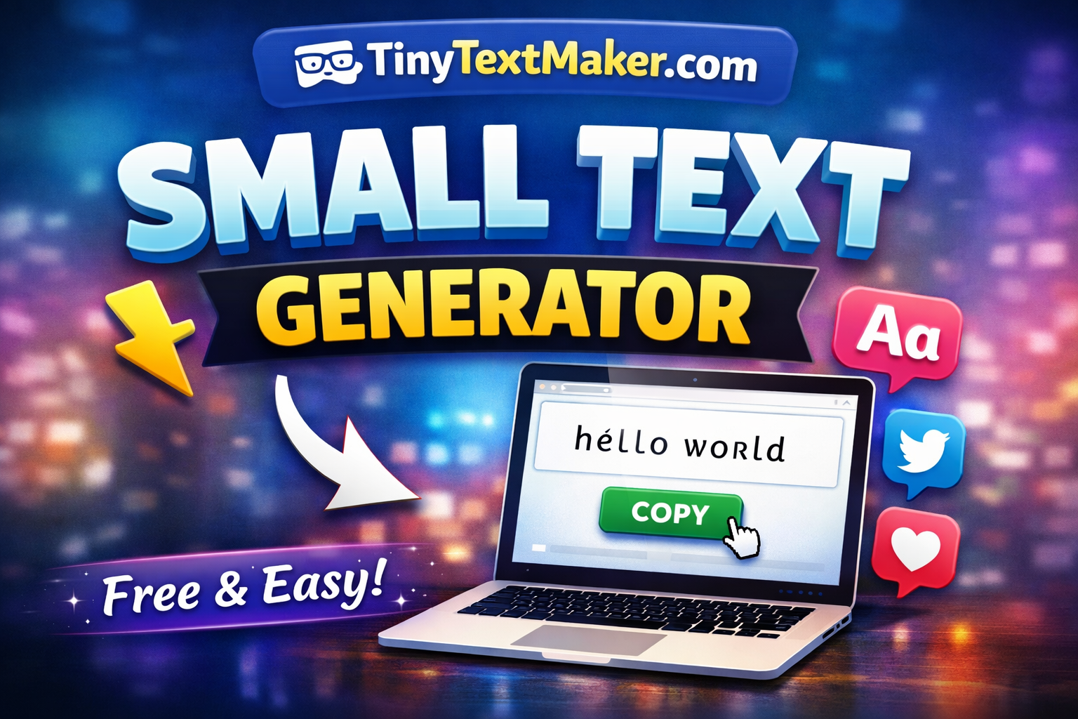 Small Text Generator